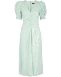 ROTATE BIRGER CHRISTENSEN - Sequin-Embellished Tulle Midi Dress - Lyst
