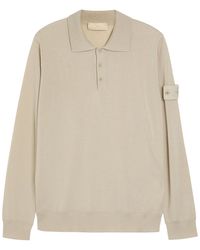 Stone Island - Ghost Wool Polo Top - Lyst