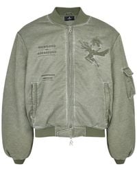 Represent - Icarus Logo-embroidered Shell Bomber Jacket - Lyst