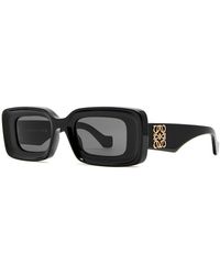 Loewe - Rectangle-frame Sunglasses - Lyst
