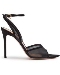 Gianvito Rossi - Dorotea 120 Mesh Sandals - Lyst