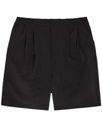 Picante - Pleated Shell Shorts - Lyst