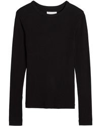 Citizens of Humanity - Bina Ribbed Stretch-Jersey Top - Lyst
