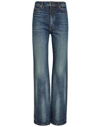KHAITE - Danielle Slim Straight-Leg Jeans - Lyst