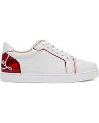 Christian Louboutin - Fun Louise Junior Leather Low-Top Trainers - Lyst