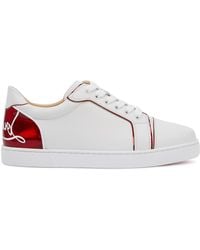 Christian Louboutin - Fun Louise Junior Leather Low-Top Trainers - Lyst