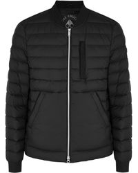 Moose Knuckles - Air Down Quilted Shell Bomber Jacket - Lyst