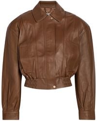 Ronny Kobo - Samson Panelled Leather Jacket - Lyst