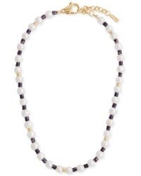 Eliou - Fern And Beaded Necklace - Lyst