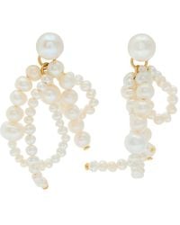 Completedworks - Embellished 18Kt Vermeil Drop Earrings - Lyst