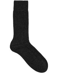 FALKE - Lhasa Ribbed Wool-Blend Socks - Lyst