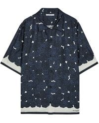 Givenchy - Printed Silk Shirt - Lyst