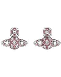 Vivienne Westwood - Rachelle Bas Relief Crystal-Embellished Orb Stud Earrings - Lyst