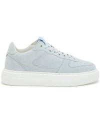 Cleens - Court Panelled Suede Sneakers - Lyst