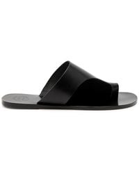 Atp Atelier - Rosa Vacchetta Leather Thong Sandals - Lyst