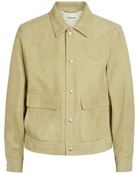 FRAME - Suede Jacket - Lyst