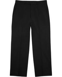 Gucci - Cropped Straight-leg Cotton-blend Trousers - Lyst