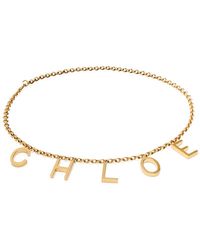 Chloé - The Chloé Letters Belt - Lyst