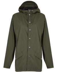 Rains - Hooded Rubberised Jacket - Lyst