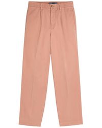 Polo Ralph Lauren - Straight-Leg Cotton-Blend Trousers - Lyst
