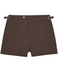 Raith - Silas Striped Woven Swim Shorts - Lyst