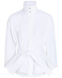 Jacquemus - La Veste Cabana Belted Cotton-Poplin Shirt Jacket - Lyst