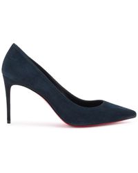 Christian Louboutin - Kate 85 Suede Pumps - Lyst