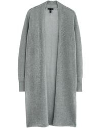 Eileen Fisher - Open-Knit Linen-Blend Cardigan - Lyst