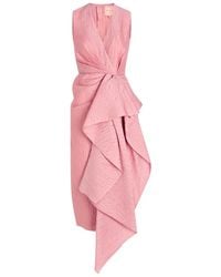 ROKSANDA - Esra Cascading Cloqué Midi Dress - Lyst
