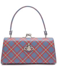 Vivienne Westwood★25SS★Doll XL Frame Pulse Tote Bag Tartan Doll XL tartan tote bag in multicoloured - Vivienne Westwood