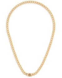 COACH - Logo-Embellished Chain Necklace - Lyst