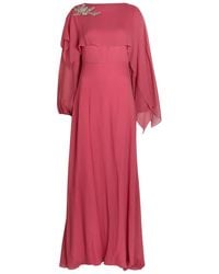 Erdem - Cape-Effect Silk-Georgette Maxi Dress - Lyst