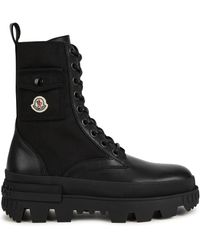 Moncler - Konture Leather Ankle Boots - Lyst