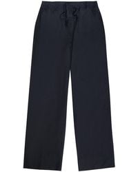 Officine Generale - Nilson Wide-Leg Cotton Trousers - Lyst