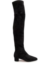 Aquazzura - Remi 35 Suede Over-The-Knee Boots - Lyst