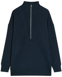 Varley - Masie Half-Zip Stretch-Jersey Sweatshirt - Lyst