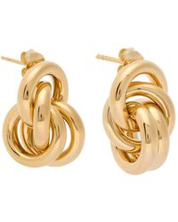 LIE STUDIO - The Vera 18Kt-Plated Drop Earrings - Lyst