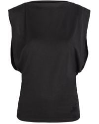 Jacquemus - Le Marcel Moisson Open-Back Paper-Blend Top - Lyst