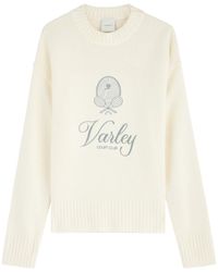 Varley - Edie Logo-Embroidered Knitted Jumper - Lyst