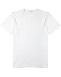 Sunspel - Cotton T-Shirt - Lyst