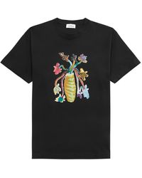 Soulland - Kai Printed Cotton T-Shirt - Lyst