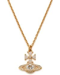 Vivienne Westwood - Mila Orb Pavé Necklace - Lyst