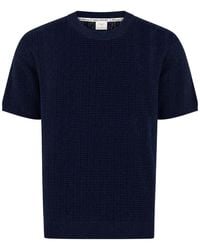 Percival - Open-Knit Cotton T-Shirt - Lyst