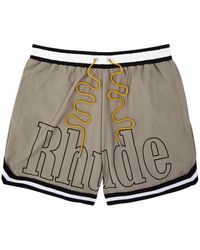 Rhude - Logo-Print Shell Swim Shorts - Lyst