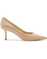 Jimmy Choo - Love 65 Smoothed Leather Pumps - Lyst