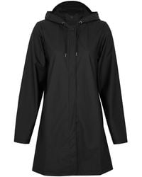 Rains - Hooded Rubberised Jacket - Lyst