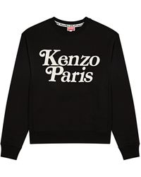 KENZO - Logo-appliquéd Cotton Sweatshirt - Lyst