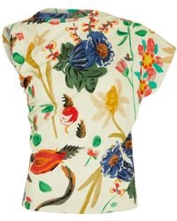 Vivienne Westwood - Hebo Floral-print Cotton Top - Lyst