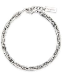 Saint Laurent - Anchor Chain Bracelet - Lyst