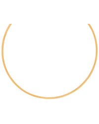 Astrid & Miyu - Snake Chain 18K-Plated Necklace - Lyst